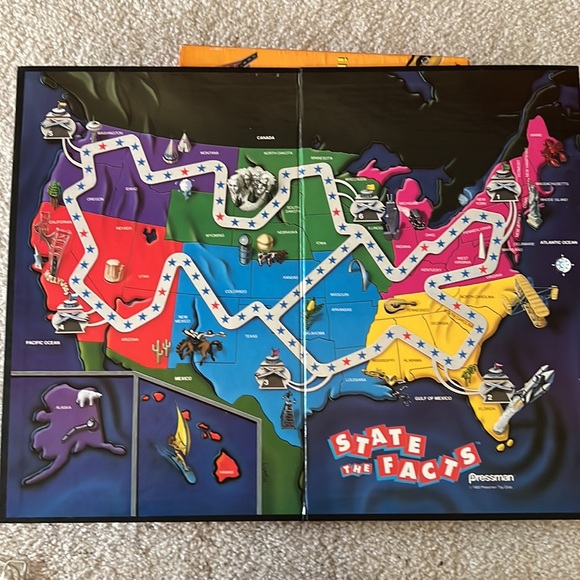 Vintage Board Game - State The Facts - used SFH - Picture 3 of 7